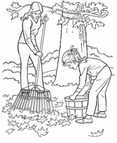 Disegno di giardiniere da stampare e colorare 43