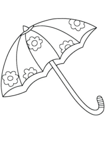 Disegno di pioggia da stampare e colorare 49