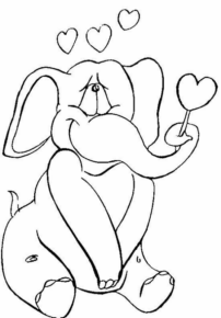 Disegno di San Valentino da stampare e colorare 105