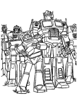 Disegno di Transformers da stampare e colorare 47