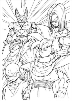 Disegno di Dragon Ball da stampare e colorare 68