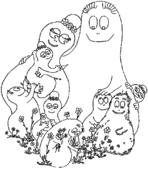 Disegno di Barbapap da stampare e colorare 29