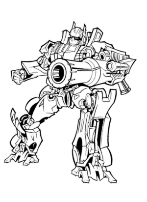 Disegno di Transformers da stampare e colorare 30