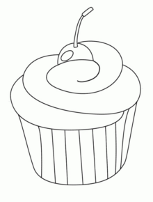 Disegno di dolce da stampare e colorare 9