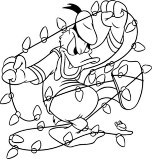 Disegno di Paperino da stampare e colorare 33