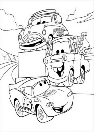 Disegno di Cars da stampare e colorare 193