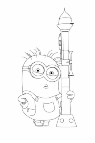 Disegno di Cattivissimo me – Minions da stampare e colorare 85 Disegno di Cattivissimo me – Minions da stampare e colorare 85