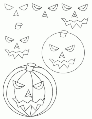 Disegno di zucca di Halloween da stampare e colorare 32 Disegno di zucca di Halloween da stampare e colorare 32