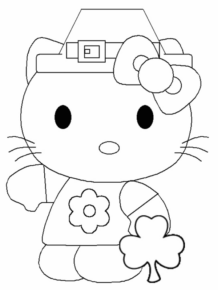 Disegno di Hello Kitty da stampare e colorare 141