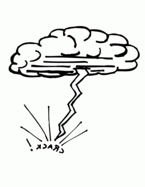 Disegno di nuvola da stampare e colorare 30