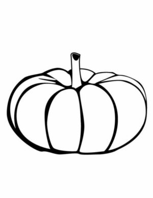 Disegno di zucca da stampare e colorare 37