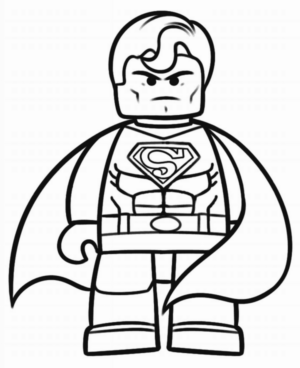 Disegno di Superman da stampare e colorare 44