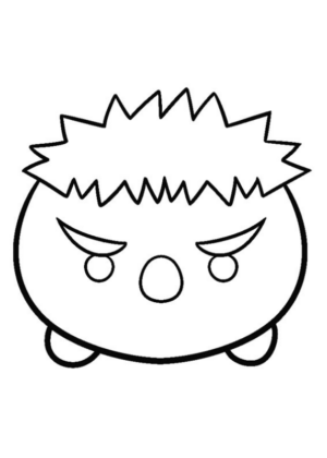 Disegno di Hulk da stampare e colorare 8