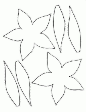 Disegno di foglia da stampare e colorare 56
