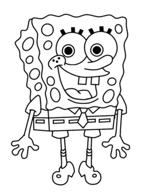 Disegno di Spongebob da stampare e colorare 11