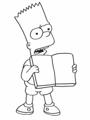 Disegno di I Simpson da stampare e colorare 79