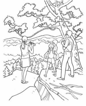 Disegno di membro della famiglia da stampare e colorare 24