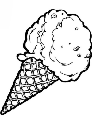 Disegno di gelato da stampare e colorare 17