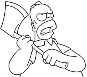 Disegno di I Simpson da stampare e colorare 9