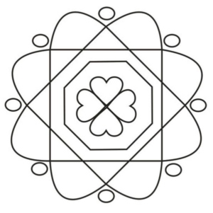 Disegno di mandala da stampare e colorare 1202