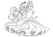 Disegni di Principesse da colorare