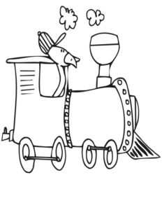 Disegno di treno da stampare e colorare 91