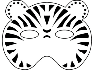 Disegno di maschera da stampare e colorare 43