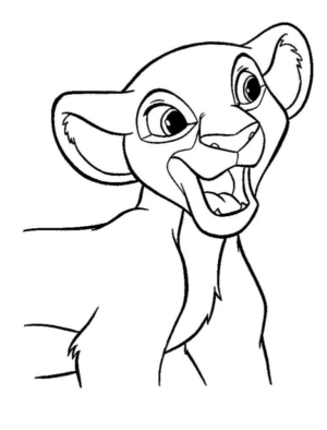 Disegno di Re Leone da stampare e colorare 56