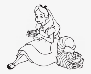 Disegno di Alice nel paese delle meraviglie da stampare e colorare 43