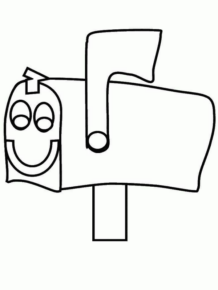 Disegno di postino da stampare e colorare 19