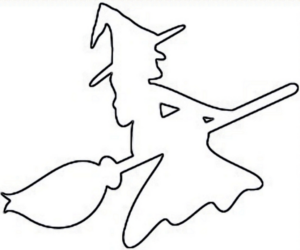Disegno di Befana da stampare e colorare 26