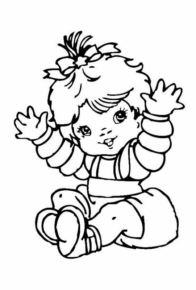 Disegno di bambino da stampare e colorare 191