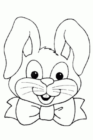 Disegno di coniglio da stampare e colorare 46