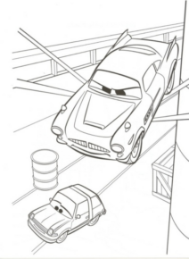 Disegno di Cars da stampare e colorare 128