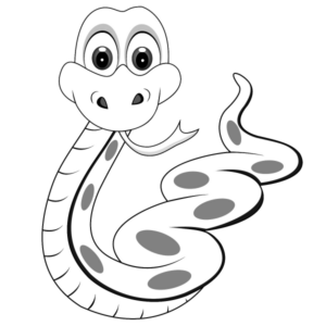Disegno di serpente da stampare e colorare 24