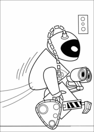 Disegno di Wall-E da stampare e colorare 55