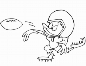 Disegno di football americano da stampare e colorare 44