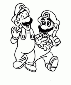Disegno di Super Mario da stampare e colorare 44