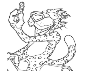 Disegno di leopardo da stampare e colorare 20