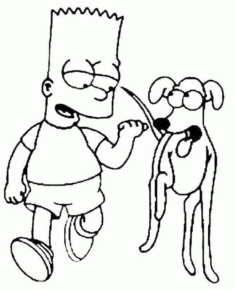 Disegno di I Simpson da stampare e colorare 53