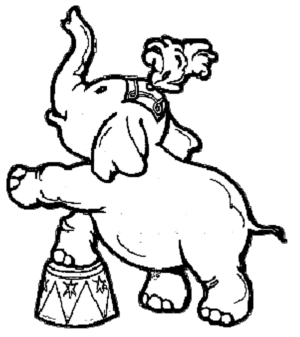 Disegno di Dumbo da stampare e colorare 54