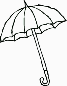 Disegno di pioggia da stampare e colorare 18