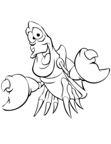 Disegno di La Sirenetta da stampare e colorare 29 Disegno di La Sirenetta da stampare e colorare 29