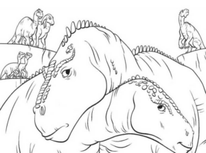 Disegno di Tirannosauro da stampare e colorare 7