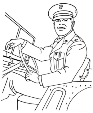 Disegno di soldato da stampare e colorare 35