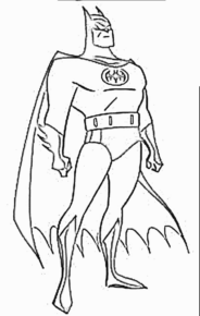 Disegno di Batman e Robin da stampare e colorare 135