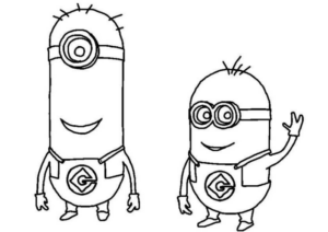 Disegno di Cattivissimo me – Minions da stampare e colorare 23 Disegno di Cattivissimo me – Minions da stampare e colorare 23