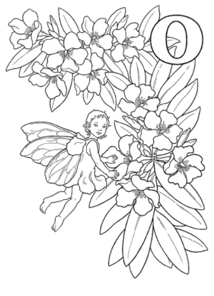 Disegno di fata da stampare e colorare 27