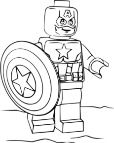 Disegno di LEGO Avengers da stampare e colorare 9