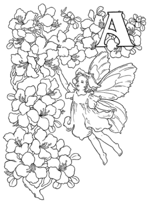 Disegno di fata da stampare e colorare 13